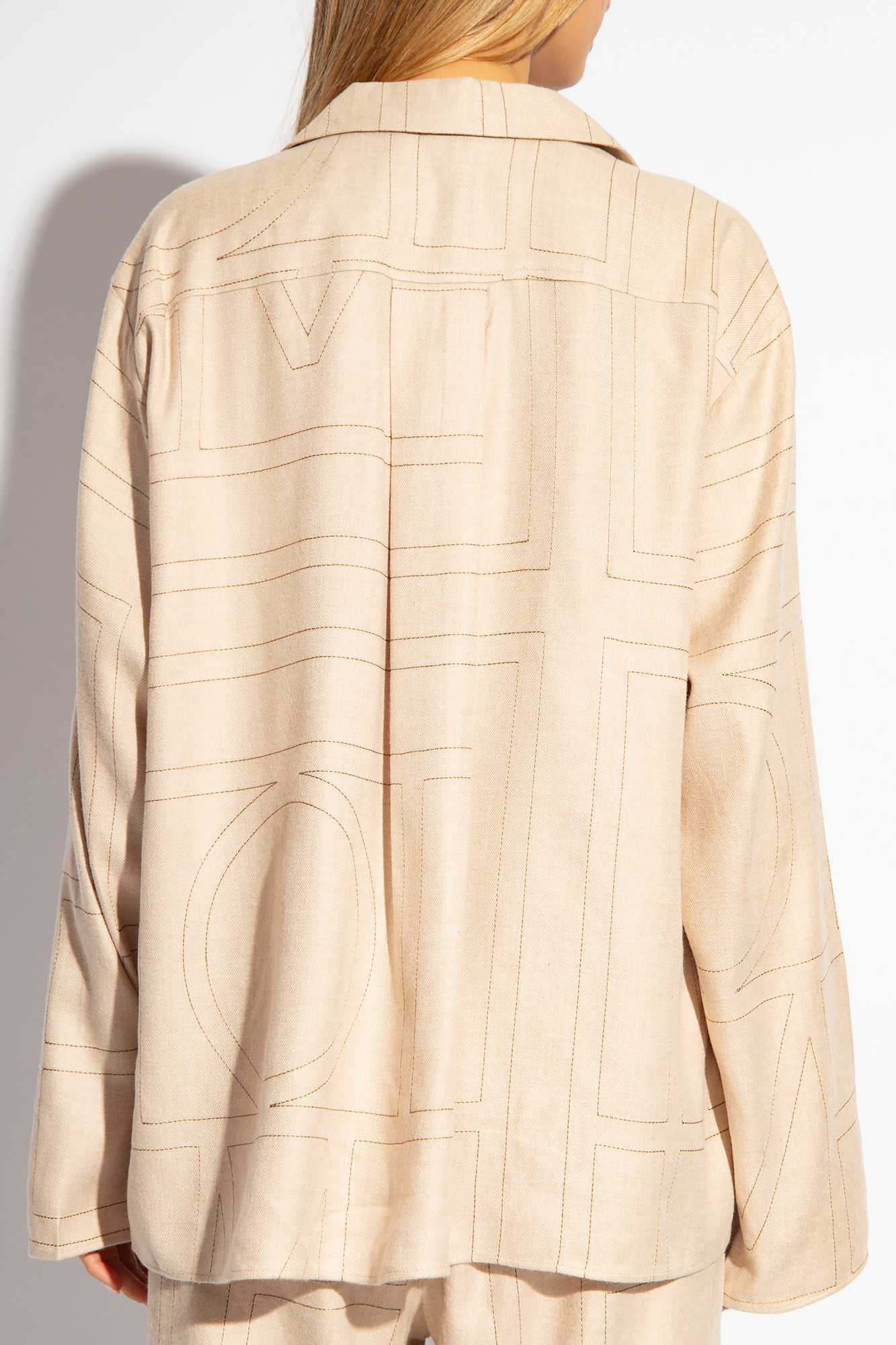 Beige Shirt with monogram TOTEME - Vitkac Canada